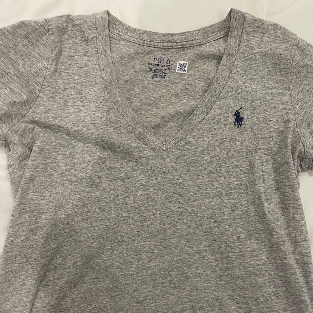 Ralph Lauren gray v neck